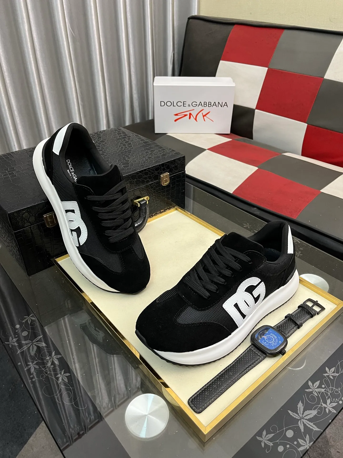 Men's shoes💰480⌚️⌚️【DG】Latest official website high-top casual, men's shoes original quality imported cowhide➕Yangli [Proud] In terms of materials and workmanship, it beats all versions on the market💕Highest quality shipments. Real photos, imported fabrics highlight the unique charm of the brand😘The shoelaces are also original custom-made👻Classic lace-up shoes, very comfortable on the feet, size 35-46